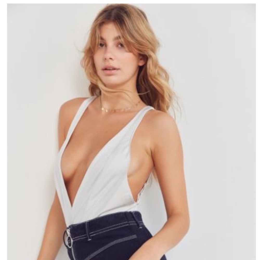 Out From Under Slinky Plunging Bodysuit